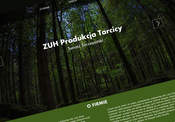 Projekt strony.<br>
www.emka-design.pl/tartak